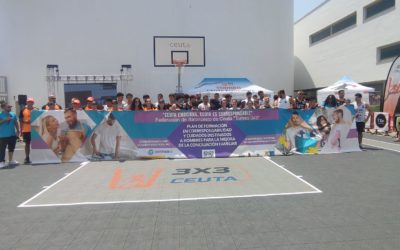 Todo listo para el Torneo de Baloncesto 3×3 Ceuta Emociona, en la que habrá acción, premios y competición en la Plaza Nelson Mandela￼